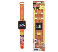 Lexibook, Naruto, Montre à écran digital, Affichage de l'heure 12 ou 24h, Orange, DMW060NA