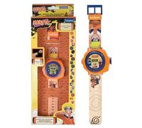 Lexibook, Naruto, Montre Digitale, Projecteur d'Images, Communication Codée, Bracelet Ajustable, Affichage Heure et Date, Piles Incluses, DMW050NA