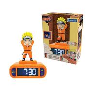 Lexibook, Naruto, Réveil veilleuse Naruto, Sons et mélodies, Écran LCD rétro-éclairé, Lumineux, Snooze, RL800NA