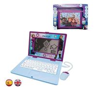 Lexibook Ordinateur bilingue Frozen avec 170 activités