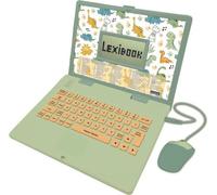 Lexibook - Ordinateur éducatif bilingue Dinosaure - 124 activités (EN/FR)