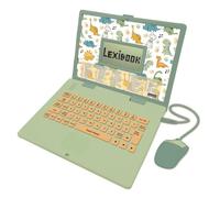 Lexibook - Ordinateur éducatif bilingue Dinosaure - 124 activités (EN/FR)
