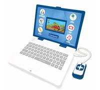 Lexibook Ordinateur portable éducatif JC798i1, bilingue anglais/français, 130 activités, bleu