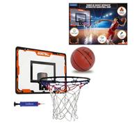 LEXiBOOK, Panier de basket-ball interactif, compteur de scores, effets sonores, basket-ball, pompe incluse et kit d'installation inclus, JG920