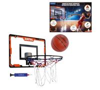 Lexibook, Panier de Basket interactif, Compteur de Points, Effets sonores, Ballon de Basket et Pompe Inclus, Kit d'installation fourni, JG920LXB