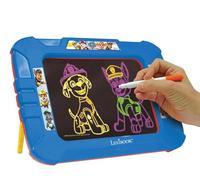 Lexibook, La Pat'Patrouille, Ardoise Électronique Lumineuse Néon, Jouet Artistique et créatif pour Filles et garçons, avec feutres et modèles pour Dessiner, Rouge et Bleu, CRNEOPALXB