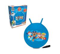 Lexibook Paw Patrol La Pat' Patrouille Balle Sauteuse Gonflable, Pompe Manuelle Incluse, Plastique sécurisé et résistant, Bleu, BG040PALXB
