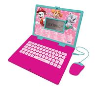 Lexibook Pat' Patrouille, Ordinateur Portable Pédagogique et bilingue en Anglais/Allemand, Jouet pour Enfants avec 124 Activités à Apprendre, Jouer à Jeux et Musique, Rose, JC598PAGi3LXB