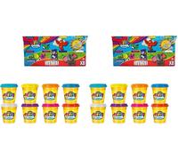 Lexibook, Pâte à Modeler Douce et malléable - 8 pièces, CRDOUGH1LXB (Lot de 2)