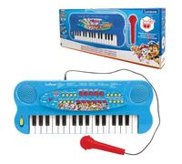 Lexibook Pat'Patrouille Clavier électronique avec Microphone, Piano 32 Touches, Microphone pour Chanter, 22 Morceaux de démonstration, A Piles, Bleu/Rouge, K703PALXB