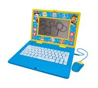 Lexibook, Paw Patrol JC599PAi3 Ordinateur Portable bilingue et éducatif Allemand/Anglais, Jouet pour Enfants, 170 activités pour Apprendre, Jeux et Musique, Grand écran, Bleu/Jaune