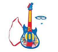 Lexibook Paw Patrol La Pat'Patrouille Chase Guitare électronique Lumineuse avec Micro, Lunettes avec Microphone, mélodies, 2 Modes de Jeu, Prise pour MP3, Bleu/Rouge, K260PALXB