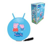 Lexibook Balle sauteuse gonflable Peppa Pig – Pompe manuelle incluse – Bleu 45 cm