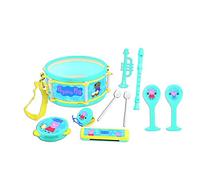 Lexibook - Set Musical Peppa Pig - 7 instruments - Rangement dans le tambour