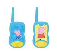 Lexibook Peppa Pig Talkies-Walkies, Jeu de Communication pour Enfant, 2 canaux, Clip Ceinture, à Piles, Bleu, TW12PPLXB