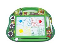 LEXiBOOK Planche dessin multicolore magique animaux magntiques jouet cratif artistique pour filles et garons stylet et tampons vert CRANX550