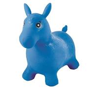 Lexibook Poney Sauteur Gonflable, Pompe Manuelle Incluse, Plastique sécurisé et résistant, Bleu, BG050LXB
