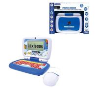 Lexibook – Ordinateur éducatif bilingue Power Junior JC398i1 – 100 activités FR/EN