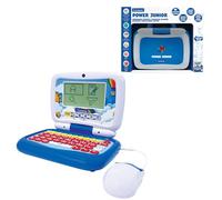 LEXIBOOK, Power Junior, ordinateur portable éducatif bilingue anglais/espagnol avec 40 activités dont une nouvelle façon d'apprendre à lire et à compter, JC398i2