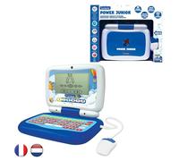 Lexibook, Power Junior, Ordinateur Portable éducatif bilingue FRANÇAIS/NÉERLANDAIS avec 40 activités Dont Une Nouvelle façon d'apprendre à Lire et à Compter, JC398i10