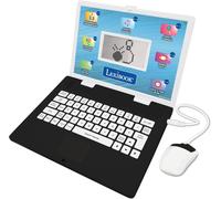 Lexibook, Ordinateur Portable éducatif bilingue Anglais/Français, 124 activités de Langue, écriture, mathématiques, logique, Musique et Jeux, Garçons et Filles, JC498i1