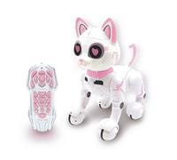 Robot chat Power Kitty - LEXIBOOK - Programmable, tactile, avec télécommande et contrôle gestuel blanc TU