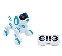 Lexibook Power Puppy Jr - Mein Kleiner Ferngesteuerter Roboterhund zum Trainieren - Roboterhund mit Sounds, Musik, Lichteffekten - bellt und läuft wie EIN echter Hund - PUP01
