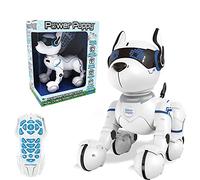 Lexibook Chien robot Power Puppy programmable et tactile avec télécommande
