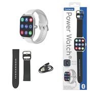 Lexibook, Power Watch, Montre connectée Compatible iOS et Android, Reçoit des appels et Notifications, Coach Sportif avec 7 Modes d'exercice, Suivi de santé Complet, Assistant Vocal, DMW075
