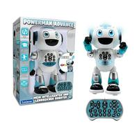 Lexibook, Powerman Advance ROB28DELXB Robot Télécommandé Jouet Interactif et Pédagogique pour Enfants Marche, Danse, Joue de la Musique, Raconte des Histoires, Quiz Apprentissage Programmable STEM