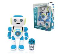 Lexibook Powerman Jr. Intelligent robot som läser i tankar - arabisk - leksak för pojkar och flickor - Powerman junior dans spelar musik STEM programmerbar karaoke djur frågesport - ROB20AR