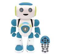 Lexibook - Powerman Jr. Robot Intelligent pour Enfants Qui lisent Les pensées - Jouet pour Enfants - Danse Musique Quiz Animal STEM programmable Télécommande Robot - Vert/Bleu - ROB20DELXB
