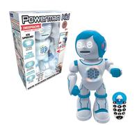 Lexibook Powerman Kid ROB90DELXB Robot éducatif et bilingue Allemand/Anglais Jouet Parlant Dansant et Chantant