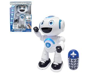 Lexibook - Powerman Master - Version Allemande - Robot interactif Qui lit dans Les pensées, Jouet pour Enfants Danse, Joue de la Musique, Quiz Animaux, STEM, avec télécommande, Programmable - ROB25DE