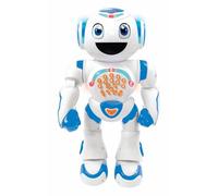 Lexibook Powerman Star Robot télécommandé, Parle et Marche, Programmable STEM pour Enfants 4+, Blanc/Bleu, ROB85FRLXB