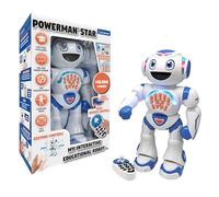 Lexibook Powerman Star - Version Anglaise - Robot télécommandé Qui Parle et Marche, Programmable STEM pour Enfants 4+ - ROB85EN