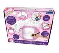 LEXIBOOK - Projecteur a dessin Licorne - Modeles et tampons Multicolore G