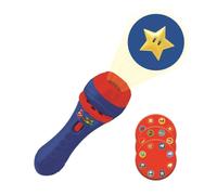 Lexibook Projecteur à histoires et lampe torche Super Mario Bleu G