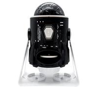 Lexibook Projecteur Parlant 2 en 1 Constellations et Images planétarium bilingue polonais-Anglais, 24 Images pour découvrir l'espace, 2 dômes Constellations, STEM, Noir/Blanc, NLJ181i17