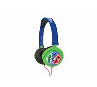Lexibook Pyjamasques Yoyo Casque audio stéréo, puissance sonore limitée, pliable et ajustable, bleu/vert, HP015PJM.