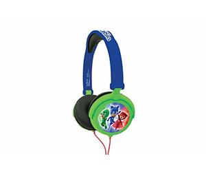 Lexibook Pyjamasques Yoyo Casque audio stéréo, puissance sonore limitée, pliable et ajustable, bleu/vert, HP015PJM.
