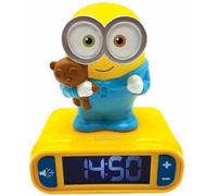 Lexibook Réveil veilleuse Les Minions Bob RL800DES – Sons et mélodies, écran LCD rétro-éclairé
