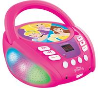 Lexibook RCD109DP Disney Princess Lecteur CD pour enfants avec Bluetooth et LED