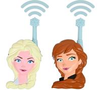 Lexibook Talkies-walkies La Reine des Neiges 3D - Portée 500 m, 2 canaux, Clip ceinture Bleu TW18FZ