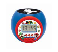 Lexibook Réveil-projecteur Nintendo Super Mario RL977NI – Alarme, Snooze, Veilleuse, LCD, à piles