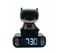 Lexibook – Réveil veilleuse digital Batman – 3D lumineux et sonore – Noir Enfant