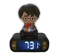 Lexibook - Réveil Veilleuse Harry Potter, Harry Potter Lumineux, Horloge, Réveil pour garçon et Fille, Snooze, Couleur Noir - RL800HPLXB