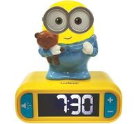 MINIONS - BOB LUMINEUX - RÉVEIL VEILLEUSE AVEC SONS & MÉLODIES - LEXIBOOK - NEUF