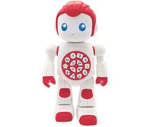 LEXIBOOK ROB15EN Powerman First Jouet d'apprentissage interactif Intelligent pour Enfants Dansant, Jeux de Musique, Quiz de Musique, Chiffres, Formes, Couleurs, garçon, Fille, Robot Junior,