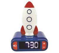 Lexibook - Rocket Réveil numérique pour enfants avec veilleuse Snooze